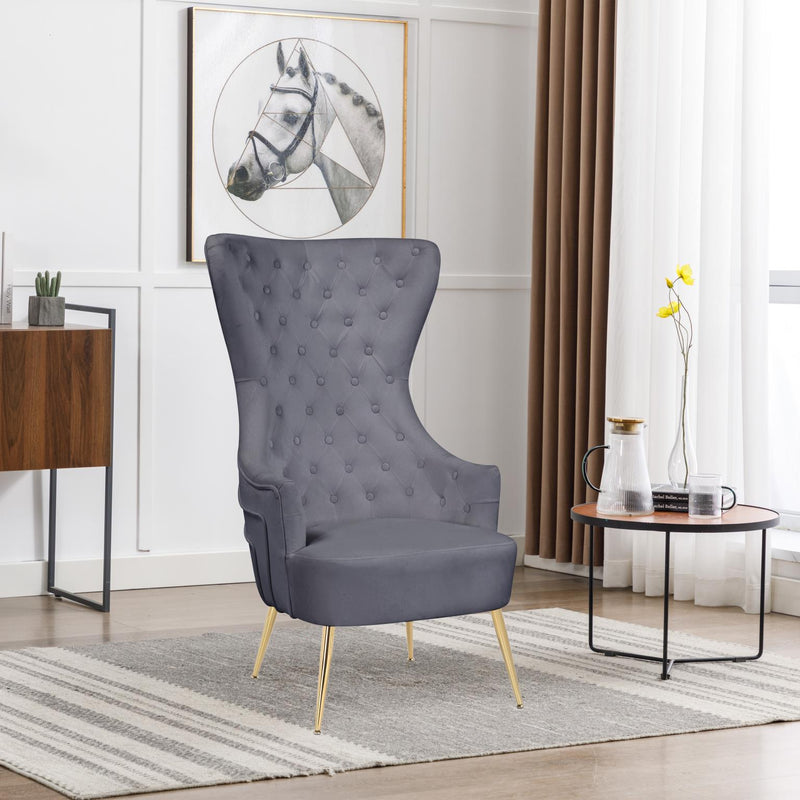CK201 - Grey Accent Chair