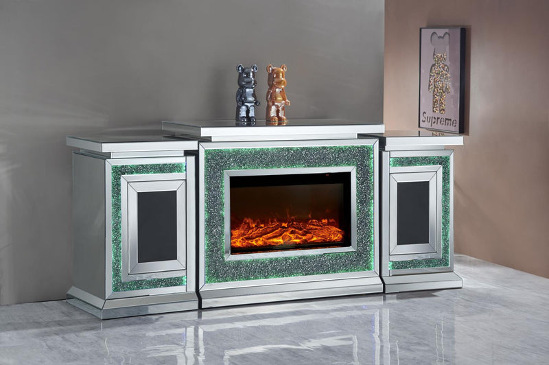 FP275 - TV Stand W/ Fire insert, LED, Bluetooth
