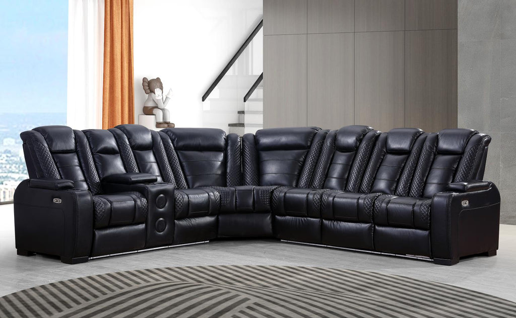 L467 - Zachary Black Living Room – Massa Gallery