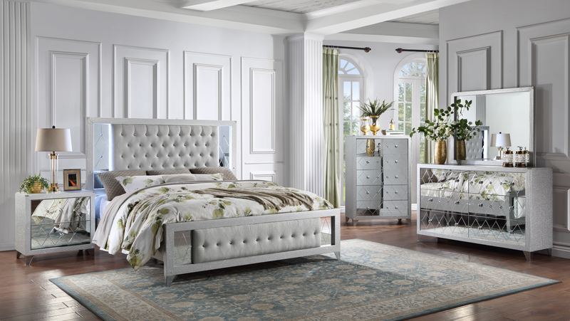 B530 - Zara Silver Bedroom